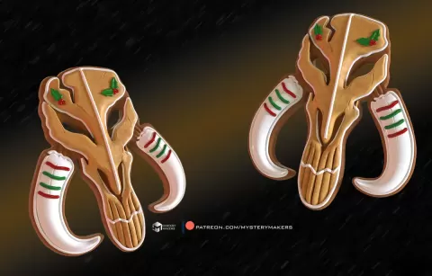 Gingerbread Mythosaur cookie