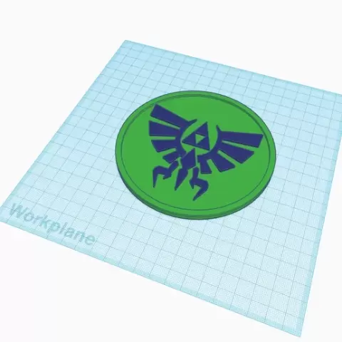 Zelda Triforce Coasterby 3dmaker13