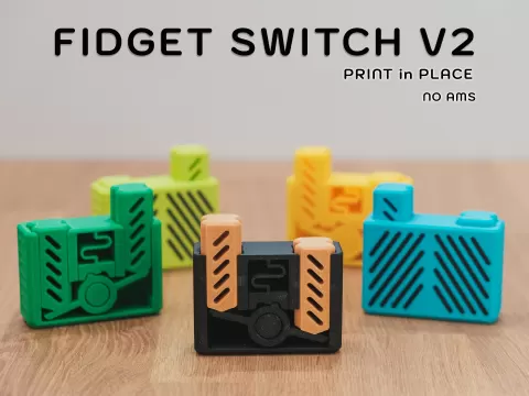 Pop Switch Fidget Toy V2