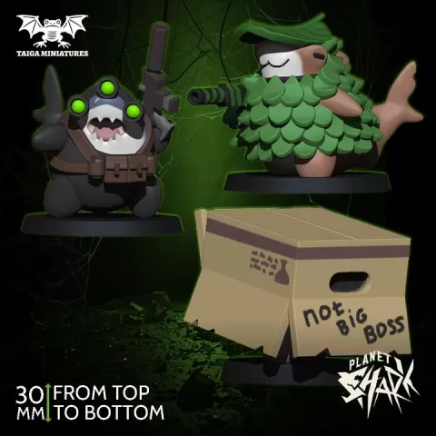 Stealth Sharks by Taiga Miniatures