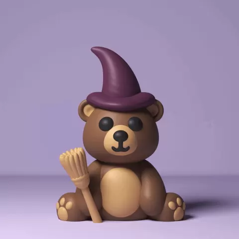 Witch Teddy Bearby Pawprints
