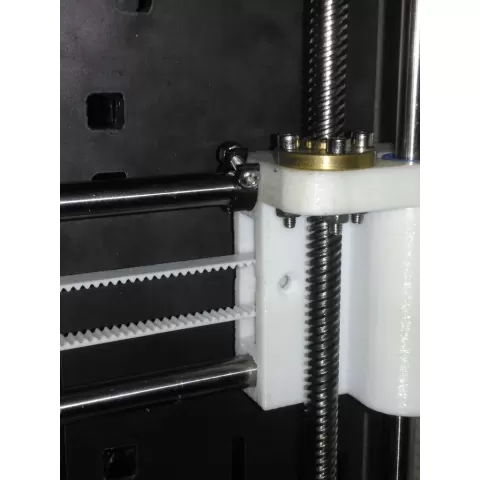 Ring lock for X axis rods