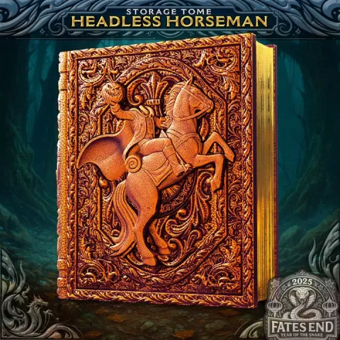 Headless Horseman Tome - Perfect for storing cards, dice, minis and more! by FatesEnd