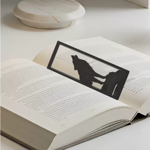 Wolf Bookmark, Gift Ideaby OALPO