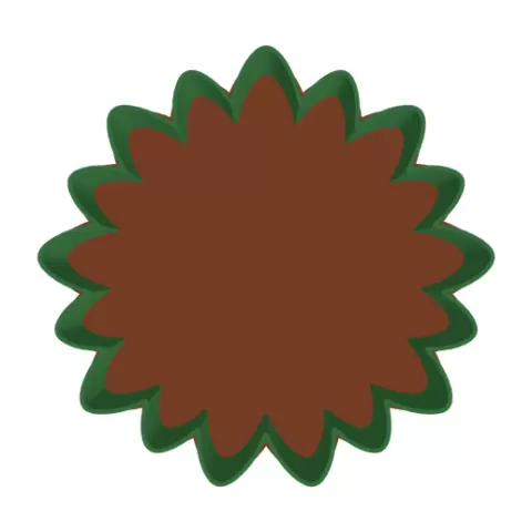 Smiling Sunflower (Baking Mold)
