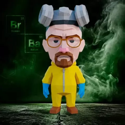 Walter White Breaking Bad Papelcraft