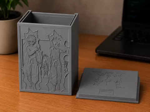 hxh gon & killua deckbox relief