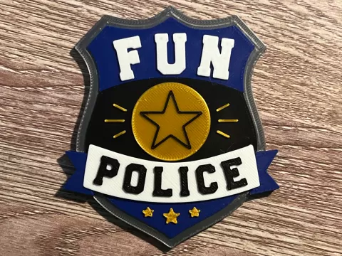 Fun Police Badge