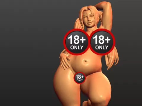 Curvy Fantasy Goddess – Adult Collectible STL Figureby ONLYSTLs