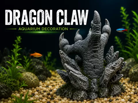 Dragon Claw Aquarium Decoration