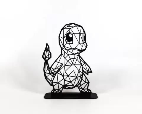 Geometric Low Poly Charmander