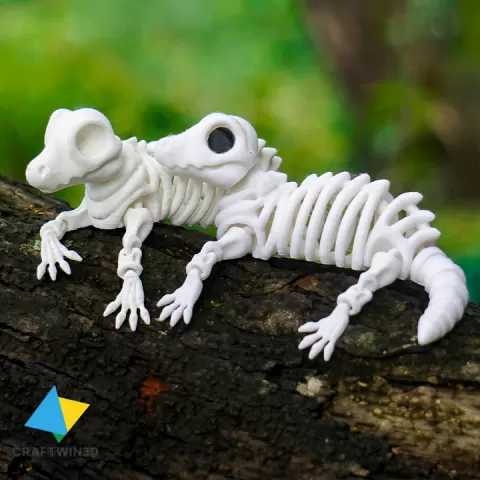 Flexy Skeleton Lizard No supports by Craftwin