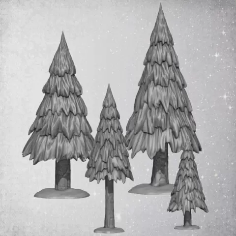 North Pole - Pine Trees by Karl Perrotton