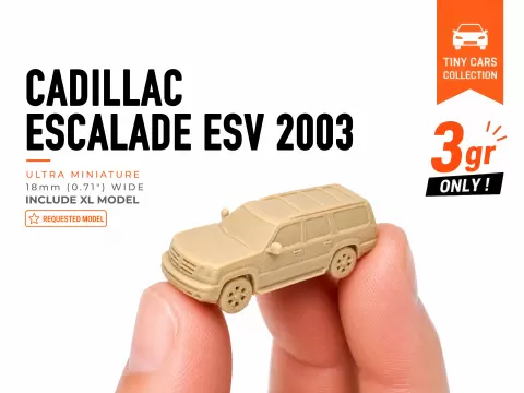 Tiny Cadillac Escalade ESV 2003 - Mini Cars Series
