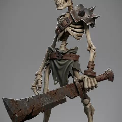 Skeleton-warrior-calaca chida