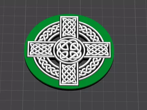 celtic cross coaster