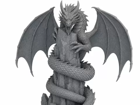 Coiled dragon