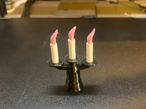 candle straw topper