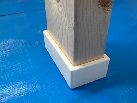 2×4の机の足カバー