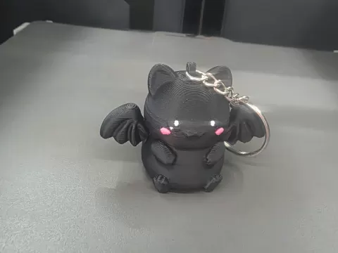 Cute Kawaii Bat Keyring
