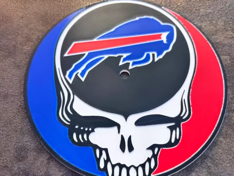 bills steal your face clock face
