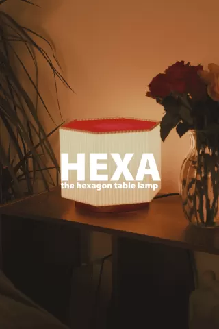 Hexa - Small Table/Bedside Lamp