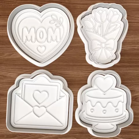 Mom Gift Cookie Cutter Set