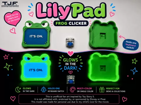 Toy Story 5 Lilypad or Lily fidget Clicker