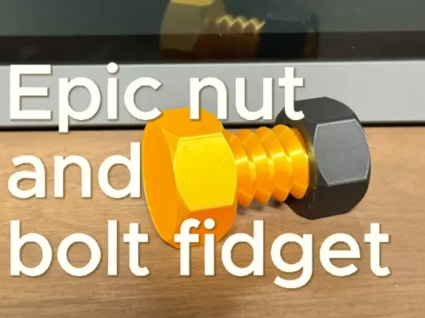 Nut and bolt fidget