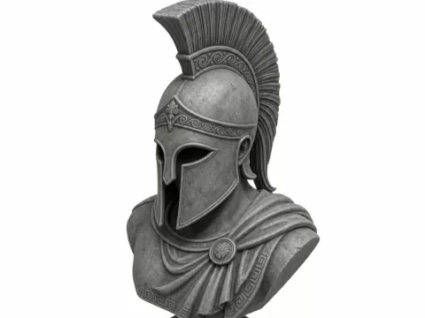 Greek warrior helmet
