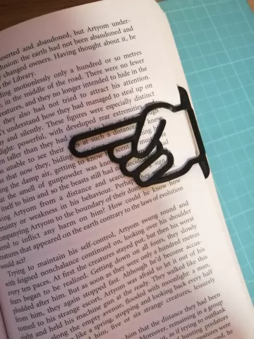 Finger Pointing Bookmark