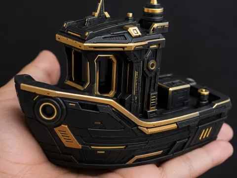 futuristic benchy