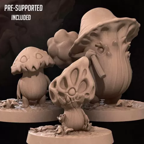 Mushroom Herd (3 Models) by Bite the Bullet