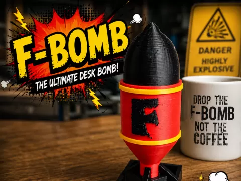 Drop the F-Bomb clicker keychain!