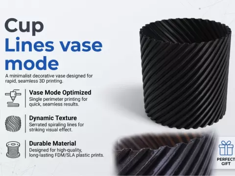 Cup vase mode