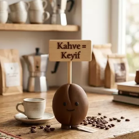Coffee Corner Decorative Coffee Bean Figurine