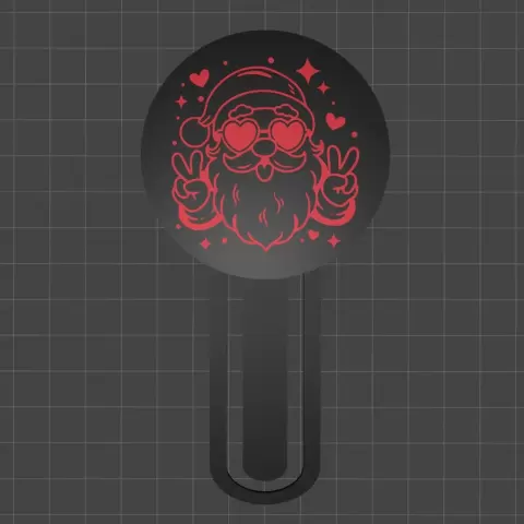 BookMark Cool Santa