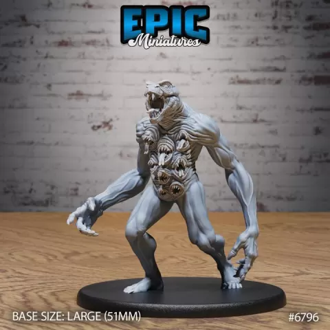 Spawn of Yig / Astral Creature / Lovecraftian Monster / Serpent Beast / Cosmic Horror Entity / Mutated Abyss Brute Encounter by Epic-Miniatures