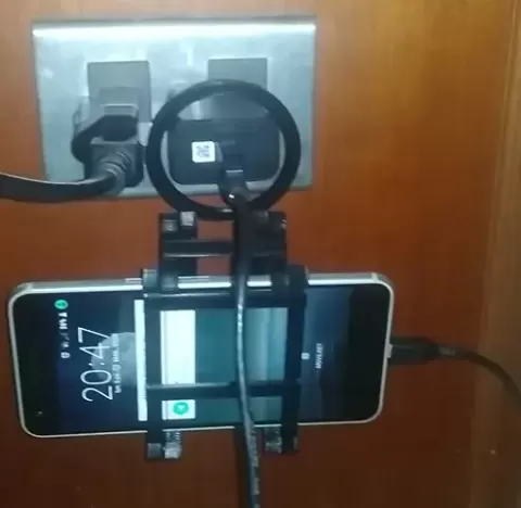 Folding Hanging phone holder