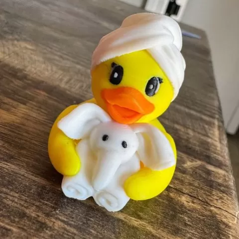 Towelina the duck