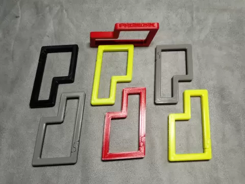 P letter shape carabiner