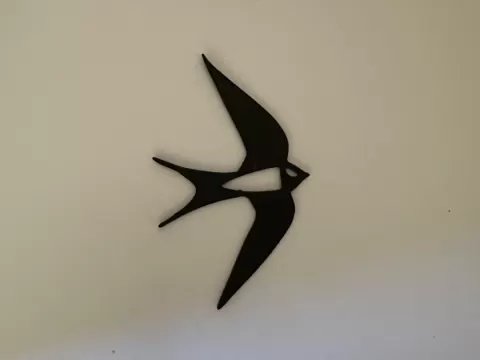 Andorinha silhueta V1