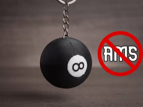 8 Ball Keychain | No AMS
