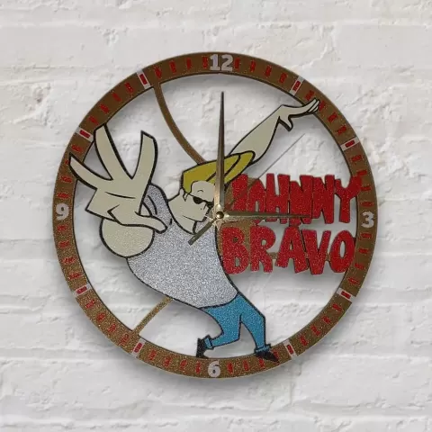 Johny Bravo - wall clock !