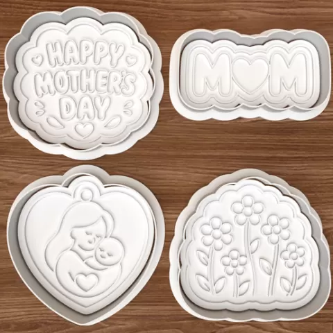 Mother’s Day Cookie Cutter Set