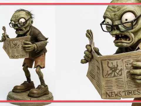 Newspaper zombieby Juggernaut