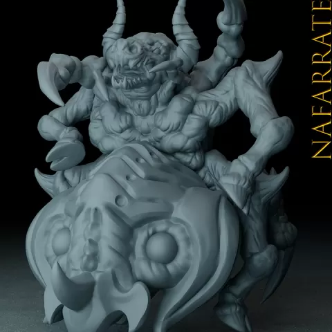 Ushi Oni – The Demon Bull Spider of Japanese Mythology by Nafarrate Designs