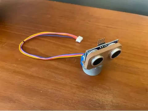 Stepper Motor Ultrasonic Senor Attachment