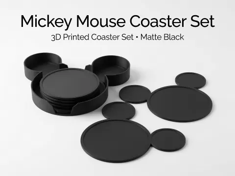 Mickey Coaster Set