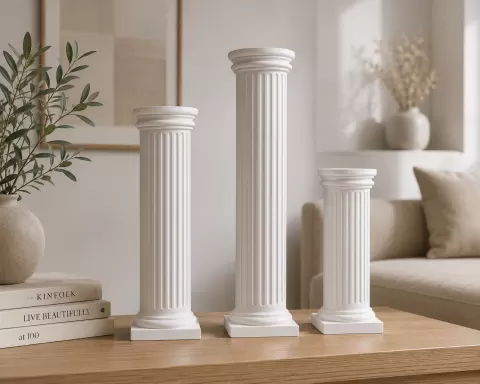 Decorative Roman Columns – Classical Home Decor Set